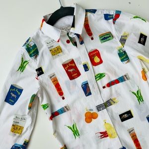 Paul Smith Junior Cotton Dress Shirt - Italian Food